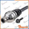 Demi-Arbre de Transmission MTM avant gauche pour VW | NPW-VW-228, 7N0407761Q